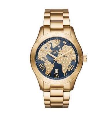 michael kors map watch ebay|Michael Kors World Map Watch .